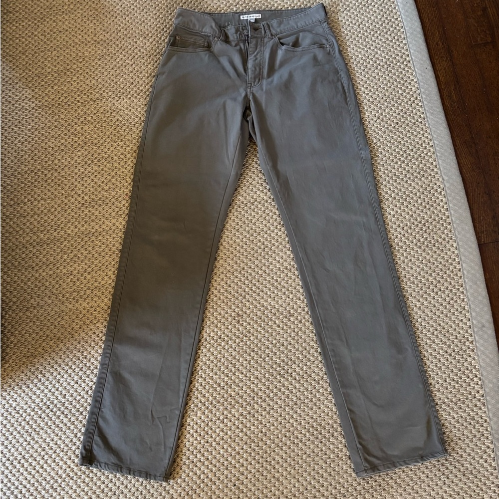 Peter Millar Wayfare Men's Five-Pocket Pants Dark Gray Size 30